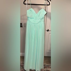 Teal formal dress